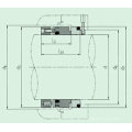 Sello mecánico de muelles múltiples con estructura de equilibrio (HQU8)